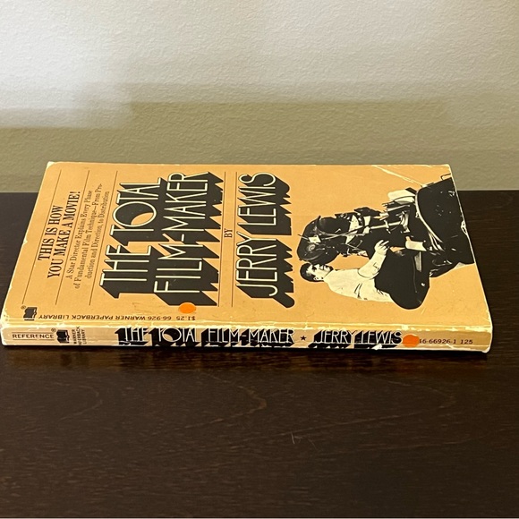 The Total Film-Maker by Jerry Lewis 1973 Paperback Book - Picture 2 of 3